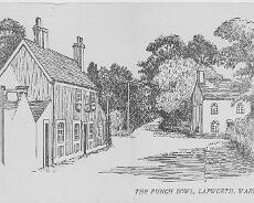 JoyW_0042 Postcard showing the old Punch Bowl