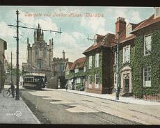 Eastgate2 Warwick, Smith Street and East Gate with tram